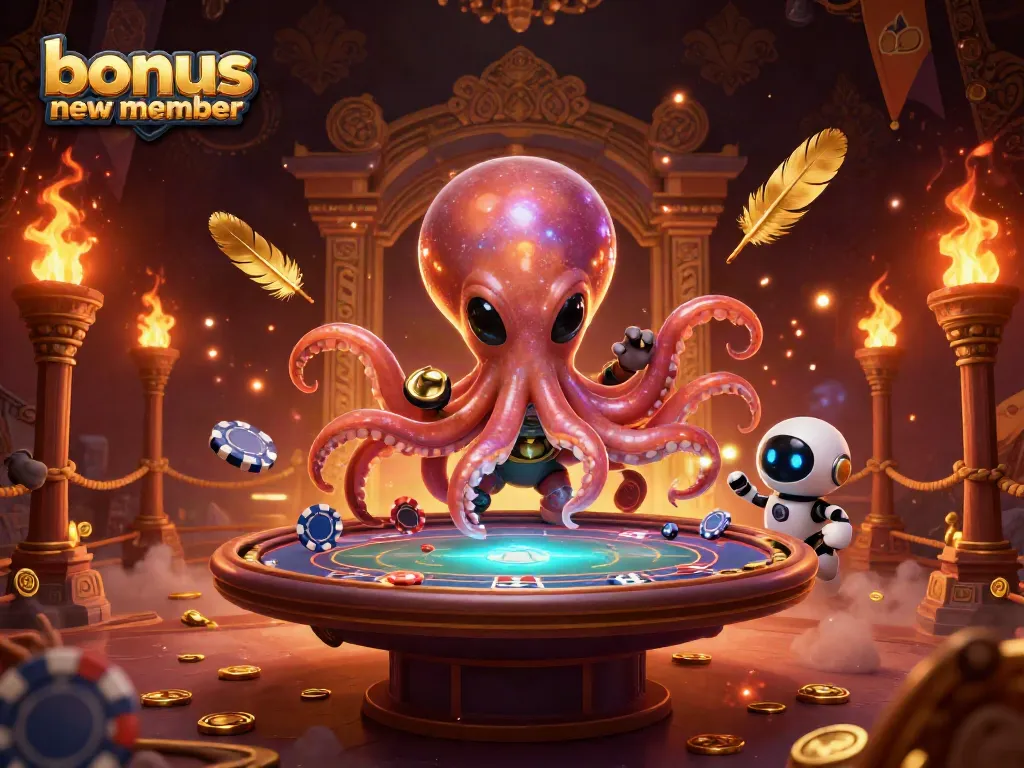 Engage with the thrilling bonus new member offer at a vibrant alien-themed casino.